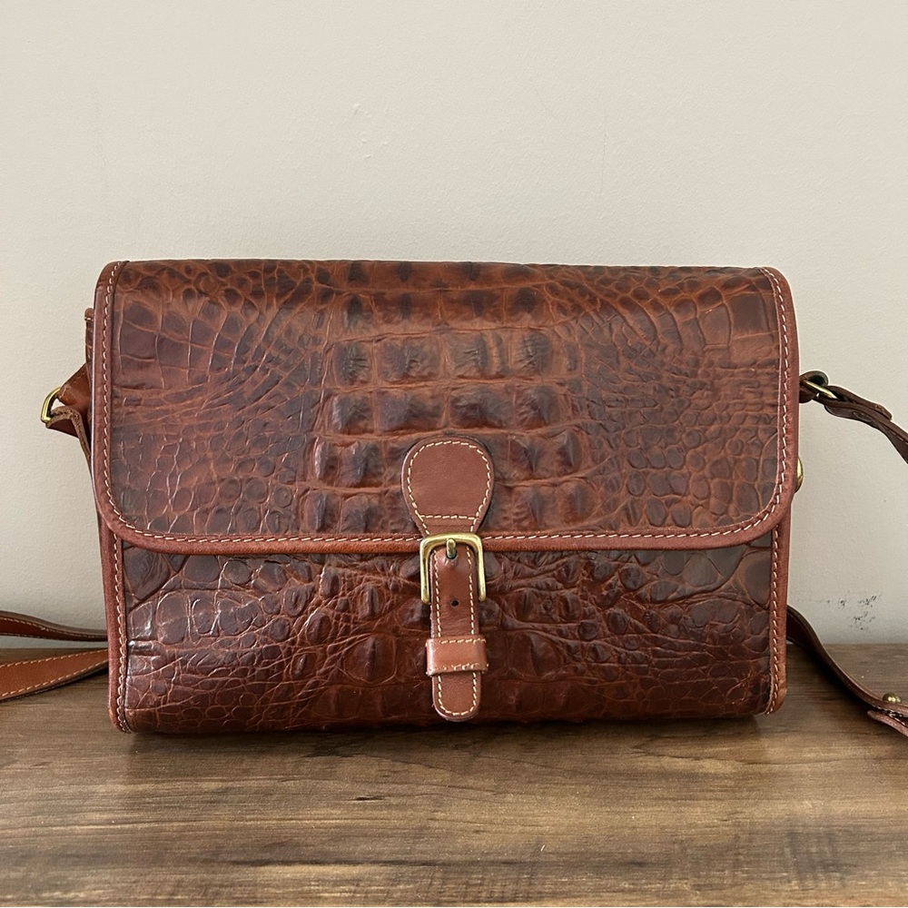 BRAHMIN croc embossed leather crossbody
vintage, heritage, designer, 90s, Y2K - Picture 16 of 16